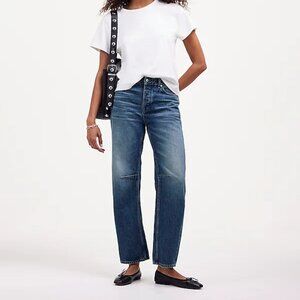 Madewell Darted Barrel Jeans - Size 27, Irmo Wash - LIKE NEW